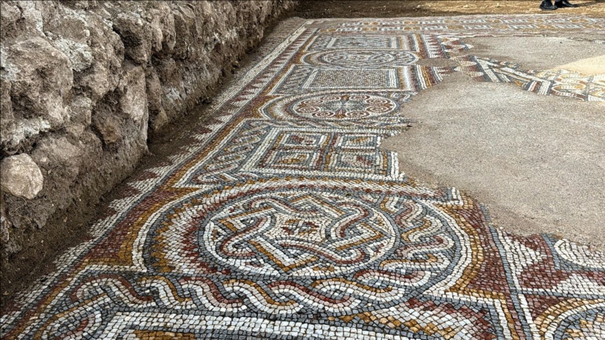 Aula Resepsi dengan Mosaik Langka dari Abad ke-4 Ditemukan di Kota Kuno Hadrianopolis