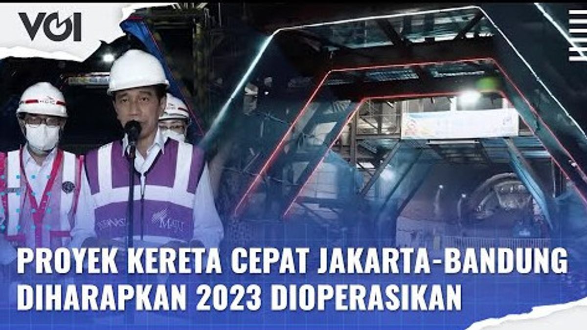 VIDÉO: Le Projet De Train à Grande Vitesse Jakarta-Bandung Connaît Des Problèmes, Dit Jokowi