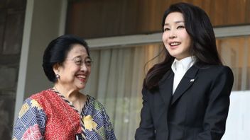 Megawati Welcomes South Korea's First Lady At The Batu Tulis Palace, Bogor