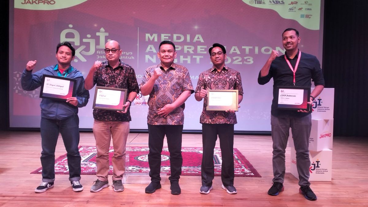 Di Ajang Media Appreciation Night 2023, VOI Dapat Dua Penghargaan