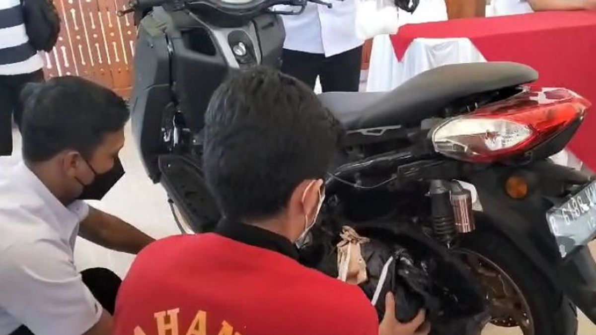 Polda NTB Ungkap Penyelundupan 4,9 Kilogram Sabu dan 5.000 Pil Ekstasi di Boks Mesin Motor dari Aceh