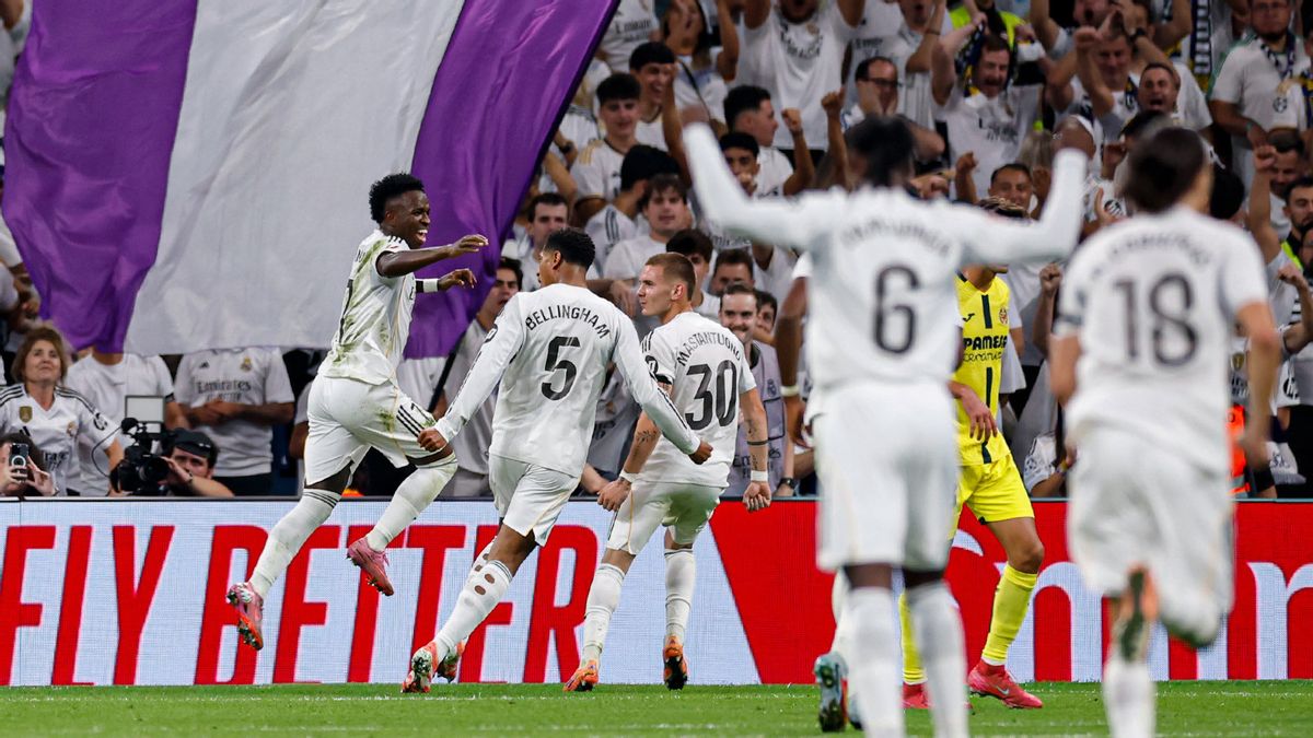 Menang Lawan Villarreal, Vinicius Jr Bawa Real Madrid Geser Barcelona