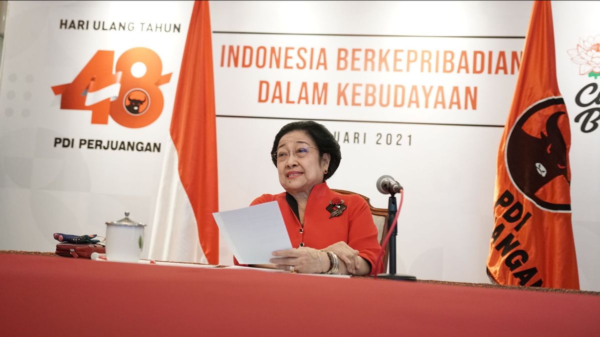 Important Points Of Megawati's Speech, Don't Let PDIP 'Nyungsep' In The 2024 Election Due To Corruption Cases