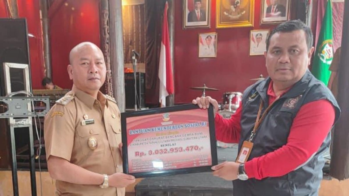 The Ministry Of Social Affairs Helps Victims Of North Tapanuli Earthquake Rp3 Billion
