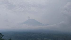 Mount Semeru Erupts Again With A Eruption As High As 600 Meters