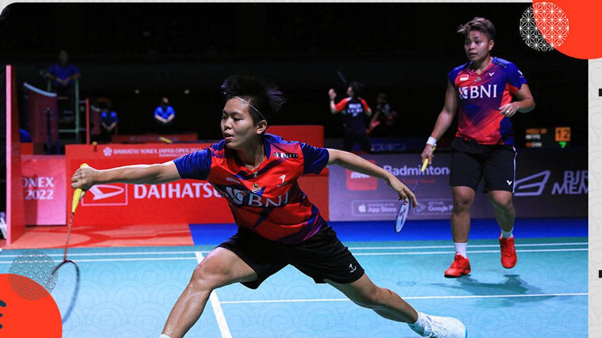 Japan Open 2022: Apriyani/Siti Fadia Hanya Butuh 30 Menit untuk Lolos ke Babak Kedua