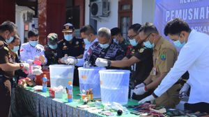 Pupuk Ilegal 25 Ton dan Narkoba Dimusnahkan, Kejari Nunukan Perketat Penegakan Hukum