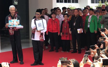 Antar Pendaftaran Ganjar-Mahfud ke KPU, Megawati: Harapan Baru Rakyat Indonesia