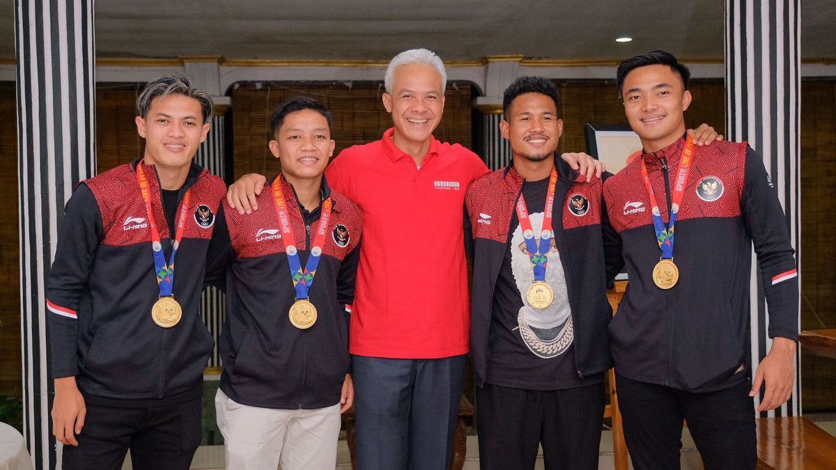Indonesian U-22 National Team Player The Story Of The Struggle To Win The 2023 SEA Games Gold In Front Of Ganjar