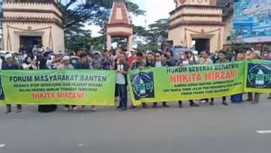 Ada Demo di Sidang Nikita Mirzani di Pengadilan Negeri Serang, Apa Tuntutanny?
