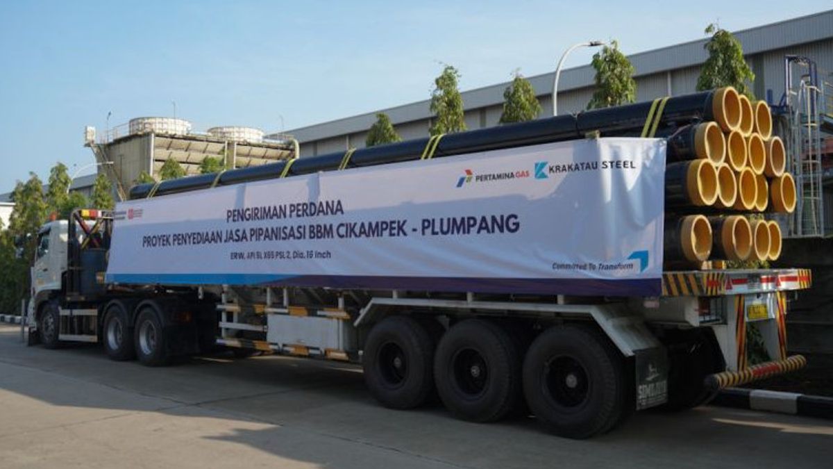 Pertagas-Krakatau Steel Penuhi Kebutuhan Pipa BBM Cikampek-Plumpang