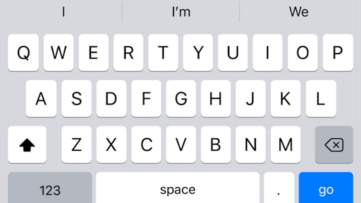 如何在iPhone键盘上更改单词更正