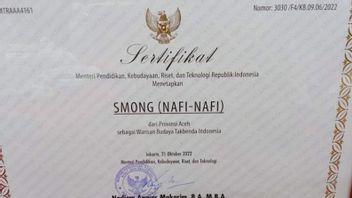 Smong Nafi-nafi In The Form Of Tsunami Disaster Mitigation For Simeulue People Become Improud Cultural Heritage
