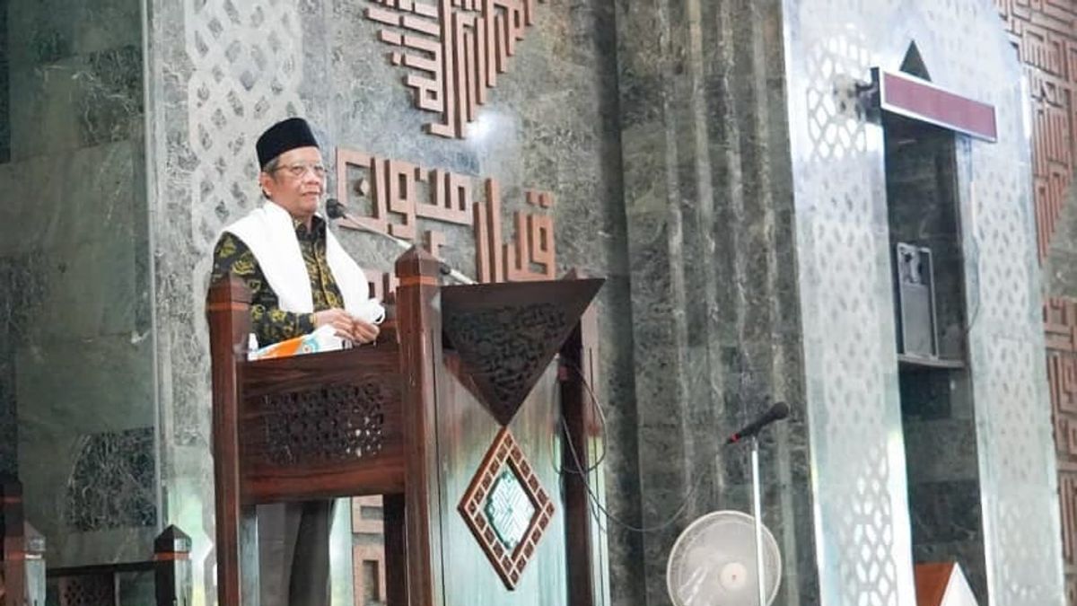 Mahfud MD Disagrees With Burning Mosque Pulpit Called ODGJ: Process Until Court!