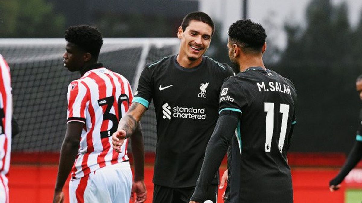 هاتريك 14 دقيقة داروين نونييز باوا ليفربول بونجكام ستوك 5-0 في المباراة المغلقة