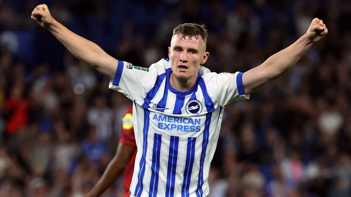 Kehilangan Pemain Debutan, Brighton Hancurkan Klub Liga 2 di Carabao Cup