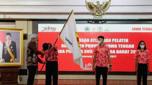Lepas Atlet Mahasiswa ke Pomnas XVII Padang, Ganjar: Jangan Jemawa!