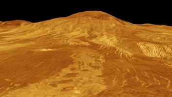 新しい溶岩流を有する惑星金星の火山活動はまだ進行中