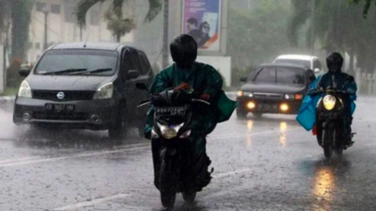 今日の天気、BMKG様々な地域の雨の予測