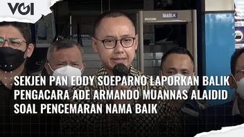 VIDEO: Secretary General Of PAN Eddy Soeparno Reports Back To Lawyer Ade Armando Muannas Alaidid
