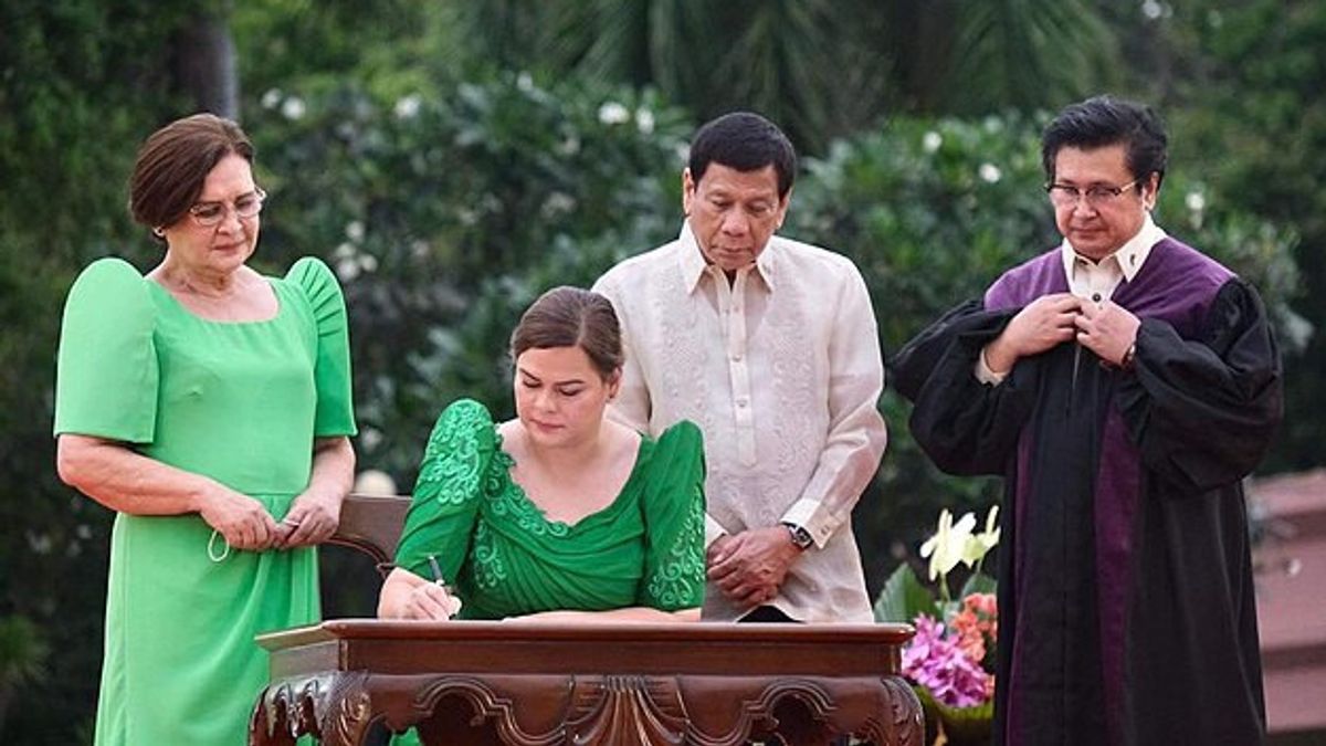 Wapres Filipina Sara Duterte Terima Surat Panggilan Pemakzulan