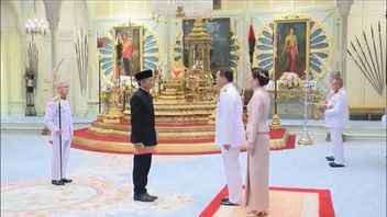 インドネシアのラフマット・ブディマン大使、ジョコウィ大統領からタイ国王に信任状を手渡した