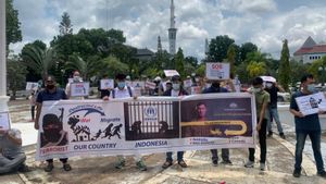 Demo di DPRD Batam, Pencari Suaka Afghanistan Minta Tolong Segera Dipindahkan ke Amerika, Australia