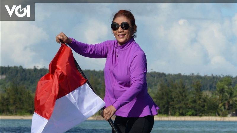 Susi Pudjiastuti threatens to sink fish-stealing ships in today's memory, October 25, 2018