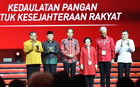 Sapa Ketum Partai Pendukung Ganjar di Rakernas IV PDIP, Megawati: Tiga Sahabat Kami