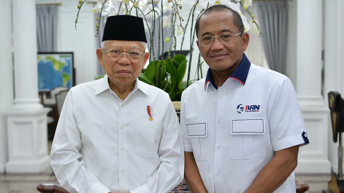 GAPENSI rencontre le vice-président Maruf Amin, ARN est prêt à créer une synergie avec le président élu Prabowo Subianto