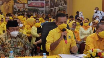 Président De La DPD Golkar Sumatra Nord Sumatra Ijeck Prétend Candidats Gagnants Pris Dans 16 Pilkada
