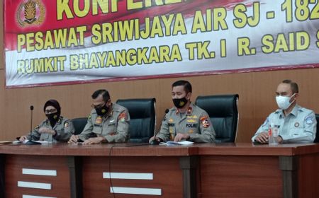 5 Penumpang Sriwijaya Air SJ-182 Berhasil Diidentifikasi, 2 di Antaranya Anak-anak