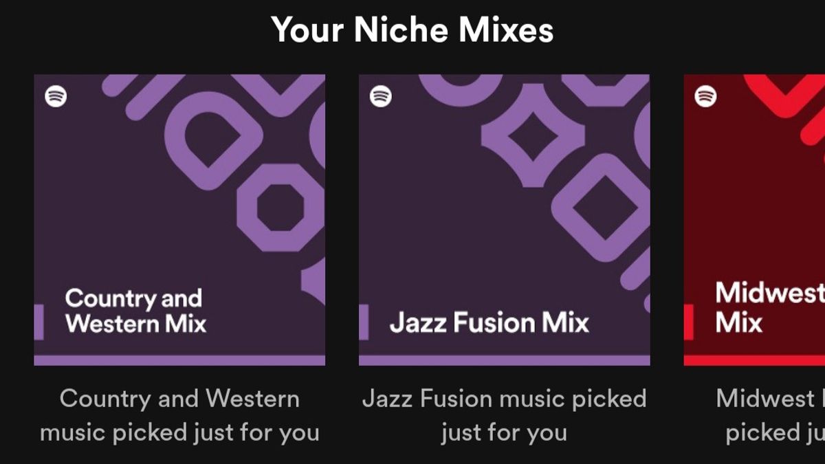 Spotify Luncurkan Niche Mixes untuk Menghasilkan Daftar Putar yang Dipersonalisasi
