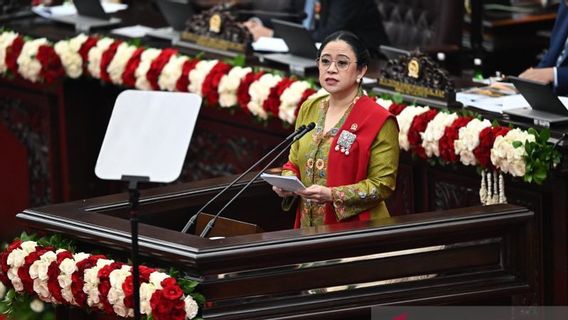 Receiving The President's Report On The State Budget And Financial Notes, Puan Officially Opens The DPR Session Period After Recess