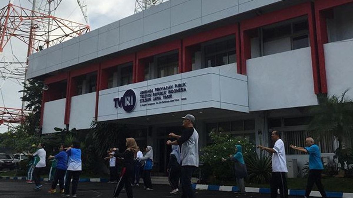 توفي اثنين من الموظفين بسبب COVID-19، مكتب TVRI في سورابايا مغلقة مؤقتا