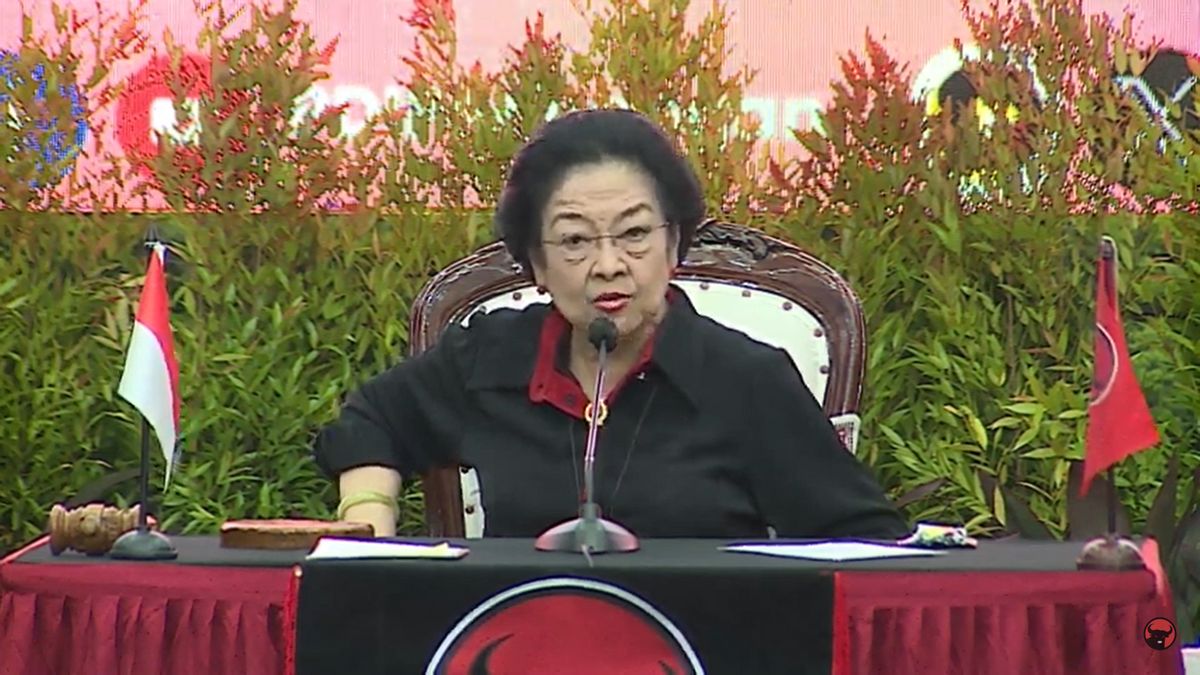 Entendre le PDIP veut être attrapé, Megawati: Gile! Je veux être un autre tweet