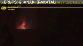 Mount Anak Krakatau Is Back In Eruption Tonight