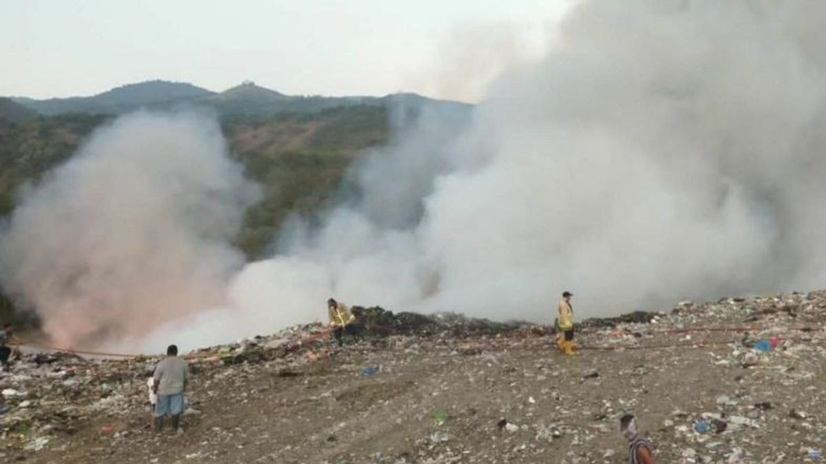 Fire At The Waste TPA Again Occurs, This Time In Kawatuna Palu
