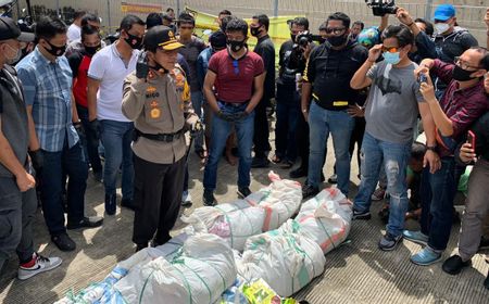 Polisi Tetapkan 4 Tersangka Kasus Sabu 200 Kg di Kalsel