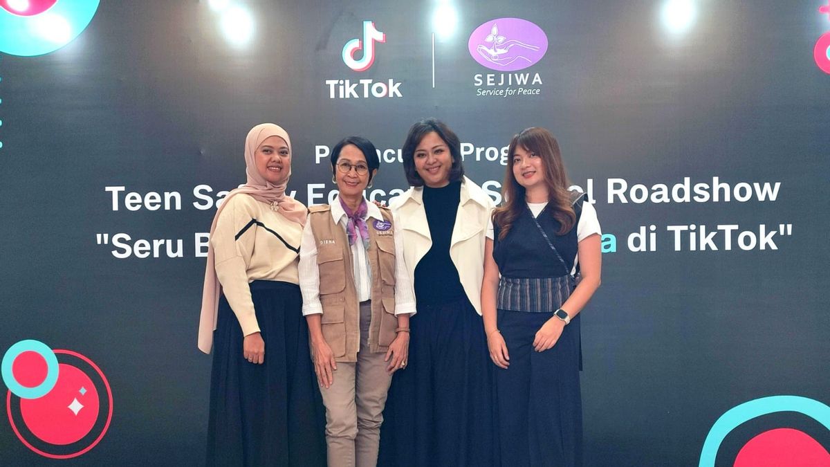 TikTok dan SEJIWA Dukung Keamanan Digital bagi Akun Remaja