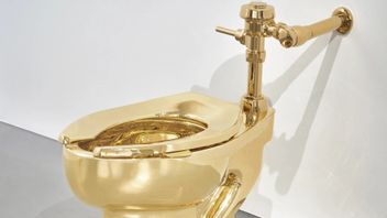 castique : les toilettes en or pur, un artiste italien vendues 200 milliards de roupies