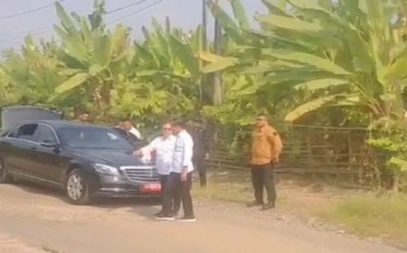 Temukan Banyak Jalan Berlubang dan Rusak di Lampung Selatan, Jokowi Minta PUPR Segera Perbaiki