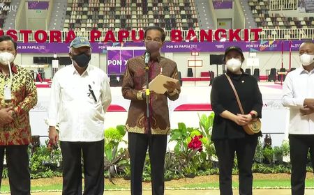 Resmikan Arena PON XX, Jokowi: Kita Bersyukur Papua Punya Venue Olahraga Standar Internasional