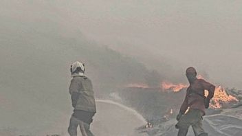 Kebakaran TPA Jatibarang Semarang Diduga Akibat Ilalang Terbakar