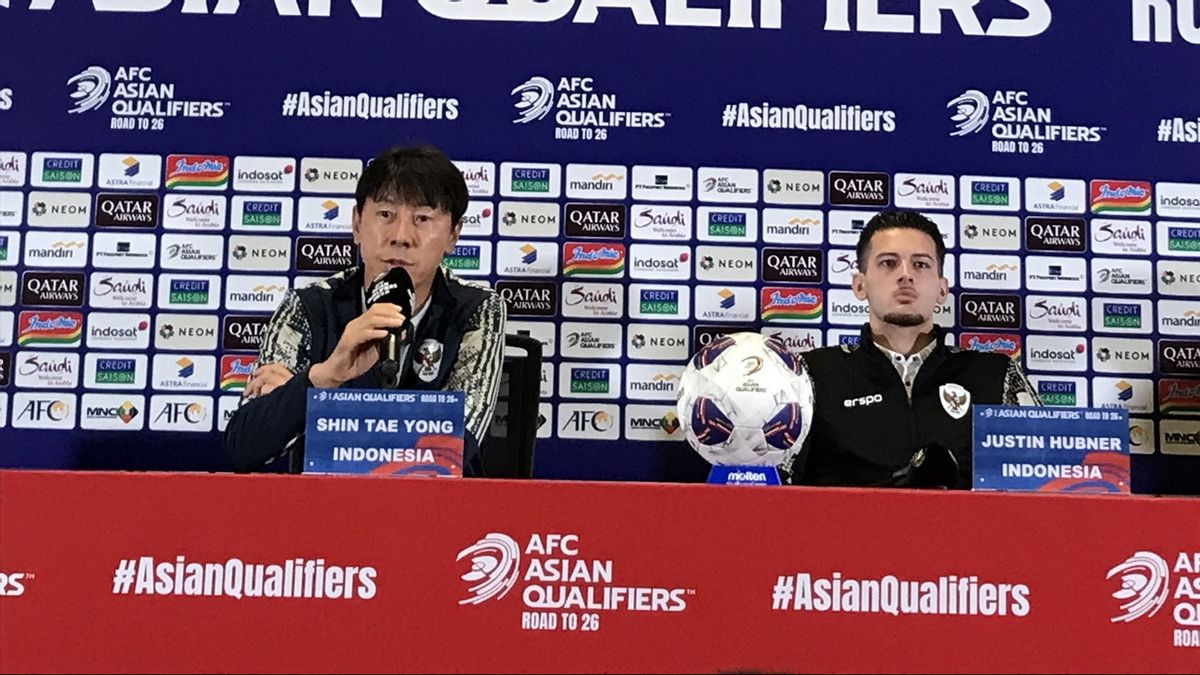 Shin Tae-yong garantit que l’équipe nationale indonésienne ne s’effondre pas à la dernière minute contre les adversaires australiens