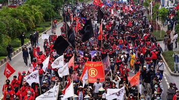 明天将大规模演示以拒绝UMP DKI 490万印尼盾，KSPI承诺每天举行