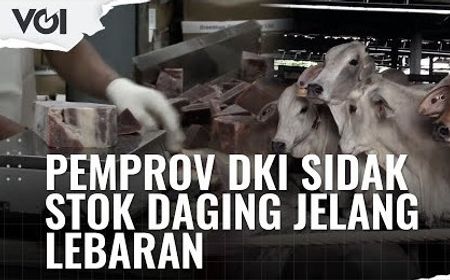 VIDEO: Jelang Lebaran, Pemprov DKI Sidak Stok Daging