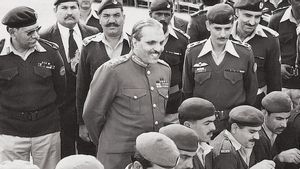 巴基斯坦领导人齐亚·乌尔-哈克·布巴拉尔将军1988年5月29日