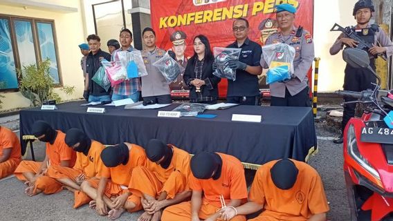 Police Hold Pesilat Which Causes Chaos In Tulungagung