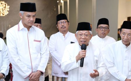 Kebahagiaan Ganjar Pranowo dan Ma’ruf Amin Salat Tarawih di Masjid Raya Baiturrahman Pasca Revitalisasi